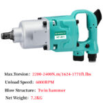 Pneumatic Impact Wrench 2400N.m - Air Wrenches - CXB TOOLS