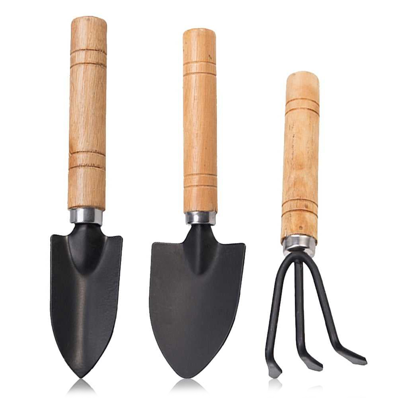 3-Piece Iron Rake Set - Garden Tools - CXB TOOLS